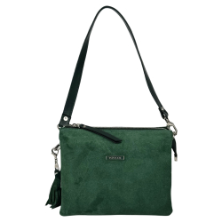 Сумка женская замшевая Karya 3012-9 изумрудная