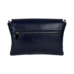 Сумка жіноча шкіряна Karya 5073-613 темно-синя