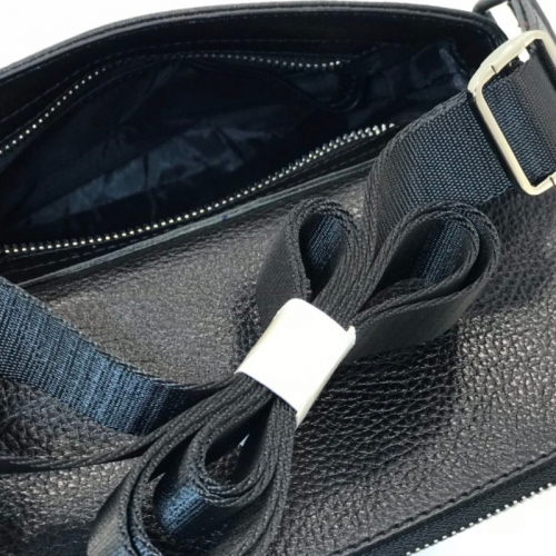 Сумка чоловіча шкіряна Philipp Plein 19000 чорна