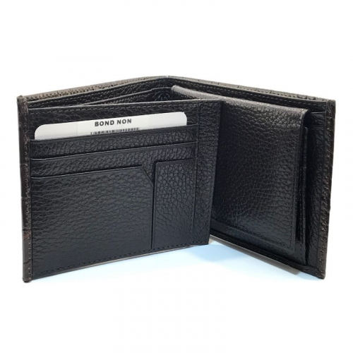 Гаманець чоловічий шкіряний Bond 540-355 темно-коричневий