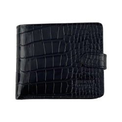 Гаманець чоловічий під крокодилячу шкіру​ 547-356 чорний