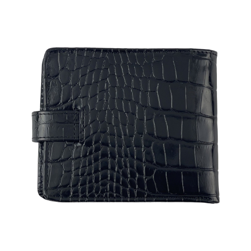 Кошелек мужской под крокодиловую кожу Bond 547-356 черный