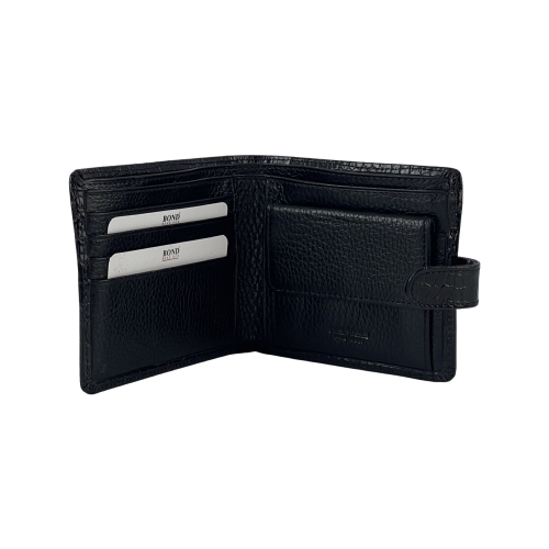 Кошелек мужской под крокодиловую кожу Bond 547-356 черный