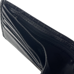 Гаманець чоловічий під крокодилячу шкіру​ 547-356 чорний