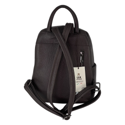 Рюкзак жіночий шкіряний Genuine Leather 05434 D23 темно-коричневий