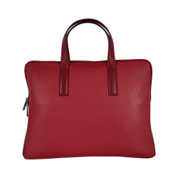 Сумка-портфель жіночий шкіряний Eminsa 7138 18-5 червоний