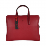 Сумка-портфель жіночий шкіряний Eminsa 7138 18-5 червоний