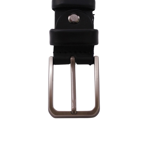 Ремень мужской кожаный Кремень 01357703 125 см Флоренция черный