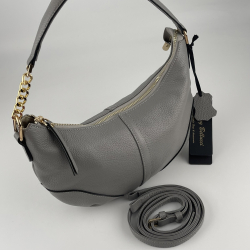 Сумка жіноча шкіряна Tony Bellucci 0796-1031 світло-сіра