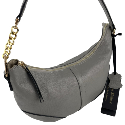 Сумка жіноча шкіряна Tony Bellucci 0796-1031 світло-сіра