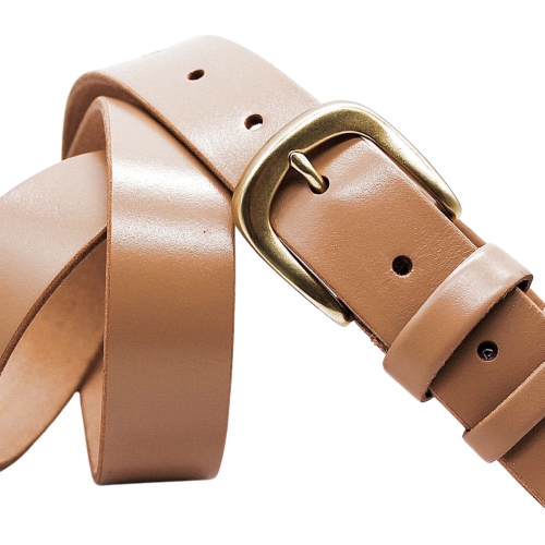 Ремінь жіночий шкіряний Кремінь 05.35.00.30 карамель 105 см