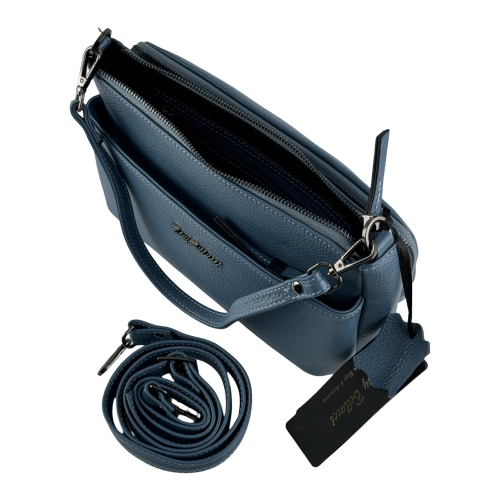 Сумка женская кожаная Tony Bellucci 0440-215 голубая