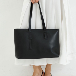 Сумка-шопер жіноча WeLassie 12504 Бамбі чорна