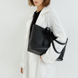 Сумка-шопер жіноча WeLassie 12504 Бамбі чорна