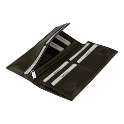 Портмоне чоловіче шкіряне Karya 0476-617 оливкове