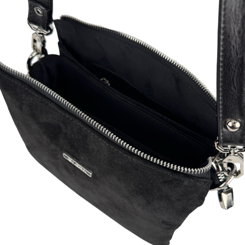 Сумка жіноча замшева Karya 3012-6 чорна