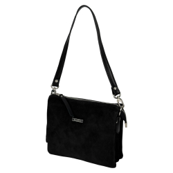Сумка женская замшевая Karya 3012-6 черная