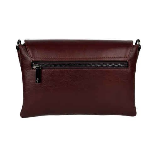 Сумка жіноча шкіряна Karya 5073-614 темно-коричнева