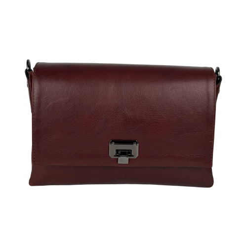 Сумка жіноча шкіряна Karya 5073-614 темно-коричнева