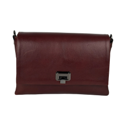 Сумка жіноча шкіряна Karya 5073-614 темно-коричнева