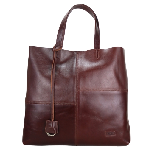 Сумка жіноча шкіряна Karya 2582-614 темно-коричнева