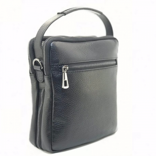 Сумка чоловіча шкіряна Eminsa 6136 37-1/4-1чорна