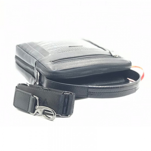 Сумка чоловіча шкіряна Eminsa 6136 37-1/4-1чорна