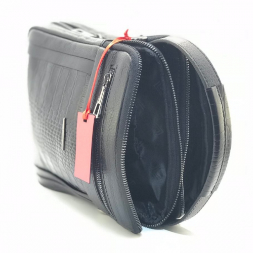 Сумка чоловіча шкіряна Eminsa 6136 37-1/4-1чорна