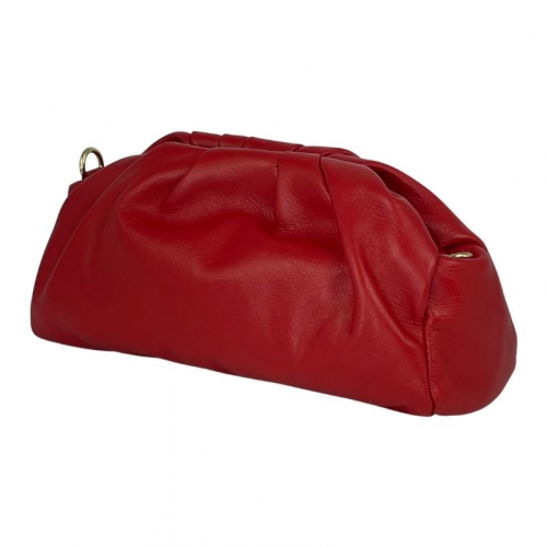 Сумка женская кожаная Genuine Leather 747.25 красная