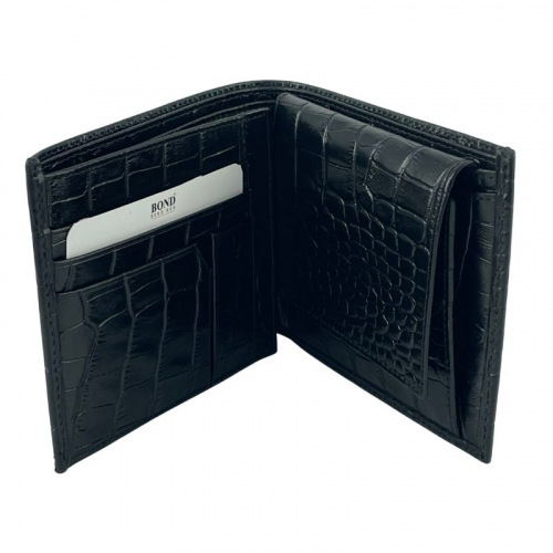 Гаманець чоловічий шкіряний Bond 540-356 чорний