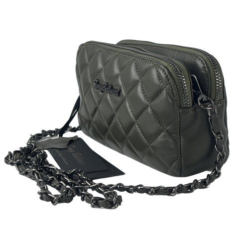 Сумка жіноча шкіряна Tony Bellucci 0427-2011 хакі