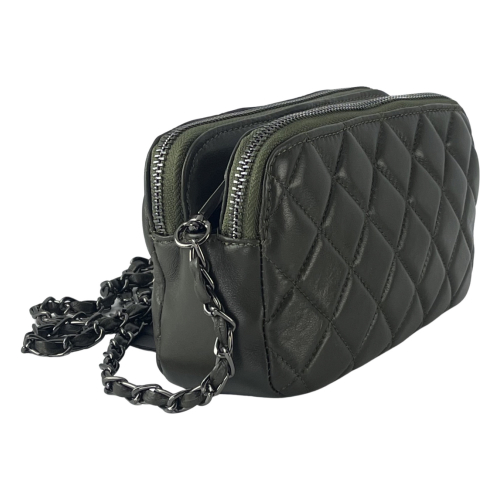 Сумка жіноча шкіряна Tony Bellucci 0427-2011 хакі