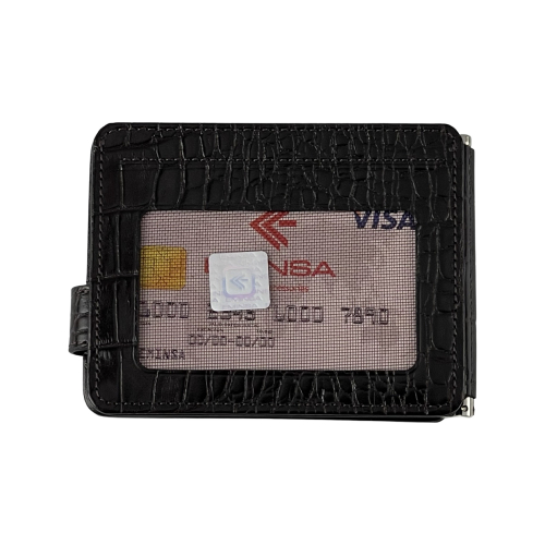 Кошелек-зажим для денег мужской кожаный Eminsa 1124 4-3/19-3 темно-коричневый