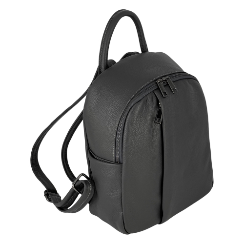 Рюкзак жіночий шкіряний Genuine Leather 05434 D27 сірий