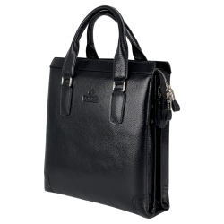 Сумка-портфель чоловічий шкіряний Eminsa 6191 37-1 чорний