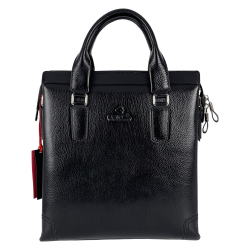 Сумка-портфель чоловічий шкіряний Eminsa 6191 37-1 чорний