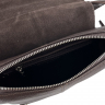Сумка чоловіча шкіряна через плече Bond Non 1088-286 темно коричнева