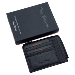 Гаманець картхолдер шкіряний Tony Bellucci T303-1 чорний
