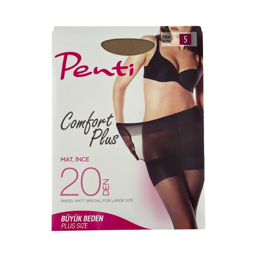 Колготки жіночі Penti Comfort Plus 20 DEN тілесні Size 5-XXL