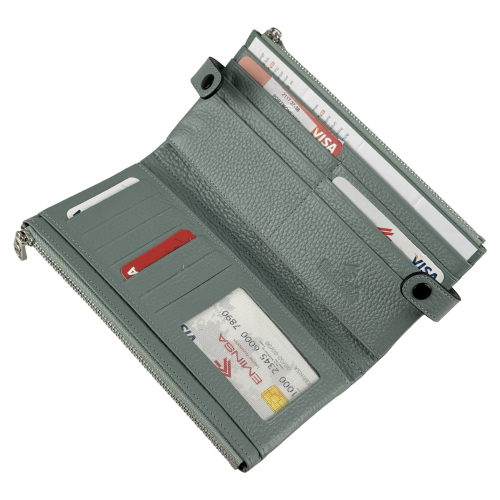 Кошелек женский кожаный Eminsa 2117 37-38 фисташковый