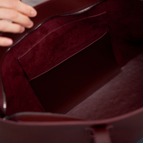 Сумка-шопер жіноча WeLassie 12507 Бамбі бордова