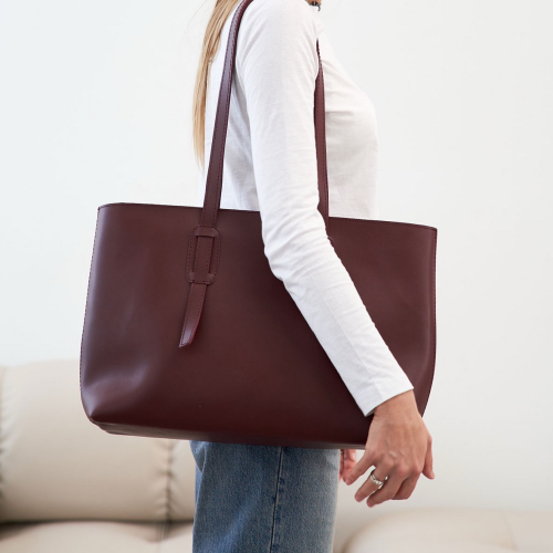 Сумка-шопер жіноча WeLassie 12507 Бамбі бордова