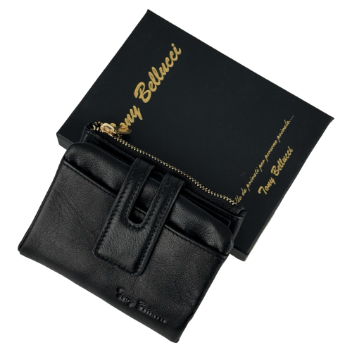 Гаманець жіночий шкіряний Tony Bellucci T898-1 чорний