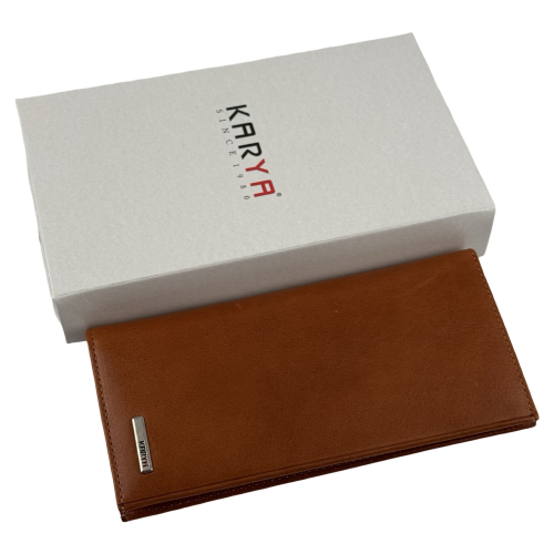 Портмоне мужское кожаное Karya 0475-616 светло-коричневое