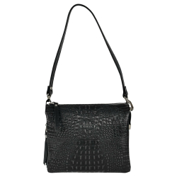 Сумка жіноча шкіряна Karya 3012-630 чорна