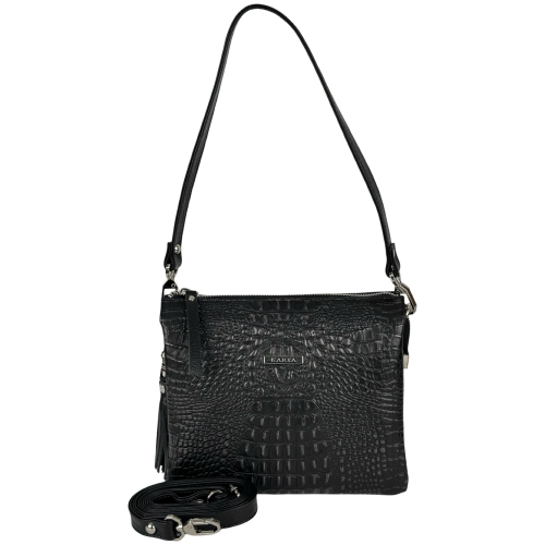 Сумка женская кожаная Karya 3012-630 черная