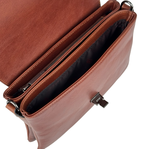 Сумка жіноча шкіряна Karya 5073-615 коричнева