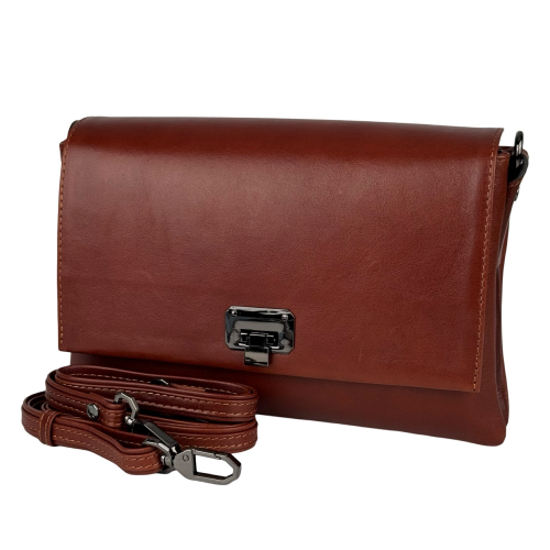 Сумка жіноча шкіряна Karya 5073-615 коричнева