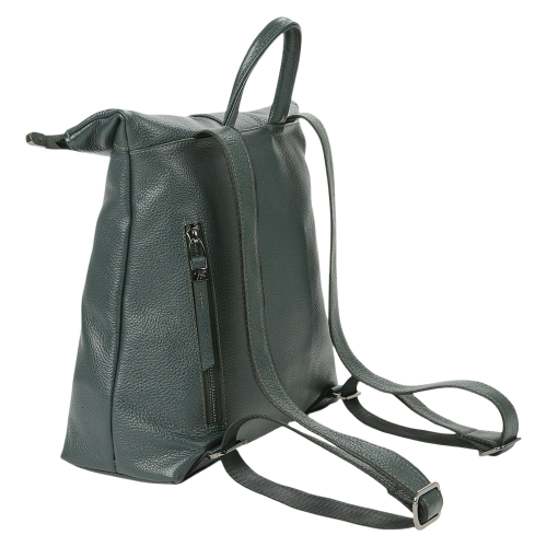 Рюкзак жіночий шкіряний Tony Bellucci 0379-1005 темно-зелений