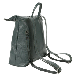 Рюкзак жіночий шкіряний Tony Bellucci 0379-1005 темно-зелений